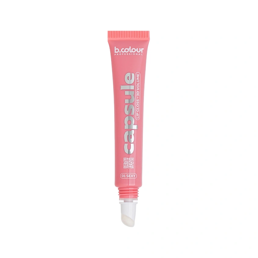 Блеск для губ `B.COLOUR PROFESSIONAL` LIP GLOSS 3D VOLUME зеркальный с 3D эффектом тон 01 Sexy