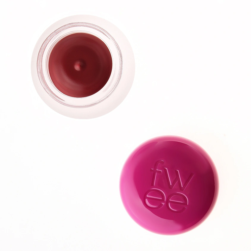 Помада для губ `FWEE` `LIP&CHEEK` BLURRY PUDDING POT 2в1 для лица и губ тон MV02 hurt