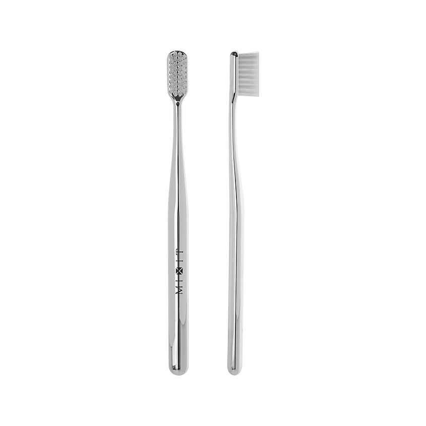 Щетка зубная `MIXIT` SMILE RITUALS Серебряная щетина (средней жесткости) SilverShine Medium-hardness toothbrush 40 г