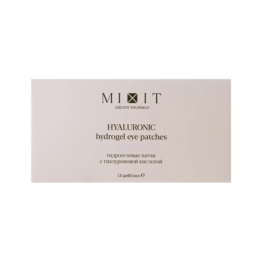 Патчи для глаз `MIXIT` гидрогелевые с гиалуроновой кислотой 60 шт