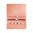 Набор браслетов `ESSENCE` LOVE IT A CHOCO` LOT! с подвесками тон 01 Chocolatey Vibes Only!