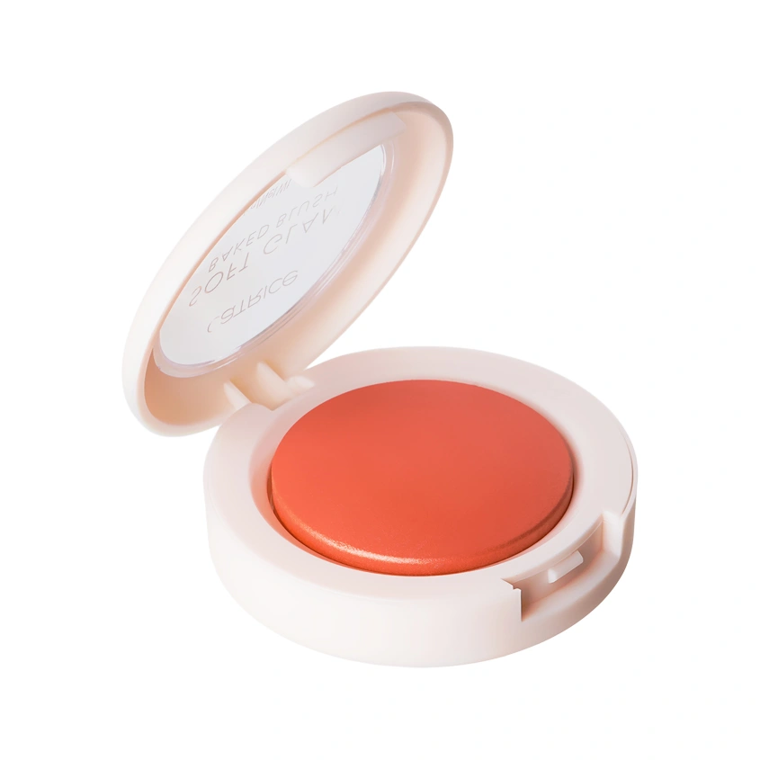 Румяна для лица `CATRICE` SOFT GLAM BAKED BLUSH компактные запеченные тон 030 Cheeky coral