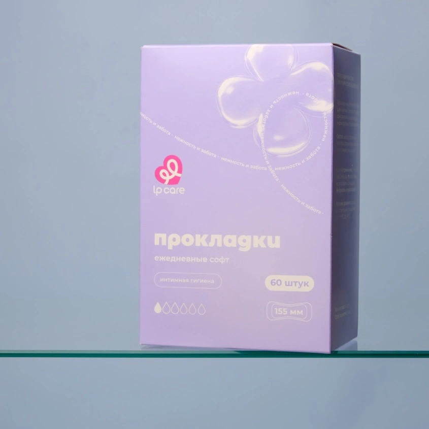 Прокладки ежедневные `LP CARE` Софт 60 шт