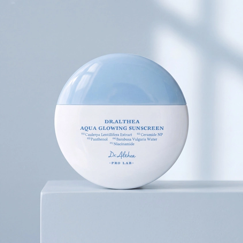Крем для лица `DR. ALTHEA` AQUA GLOWING солнцезащитный увлажняющий SPF50+ PA++++ 45 мл