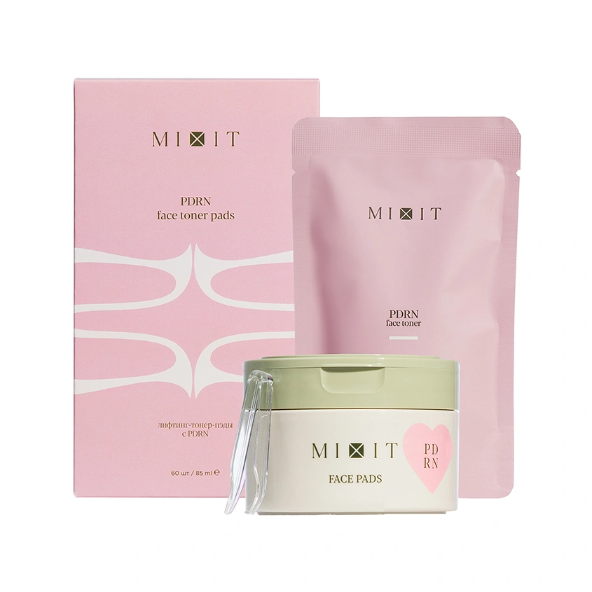 Тонер-пэды для лица `MIXIT` PDRN с лифтинг эффектом 60 шт