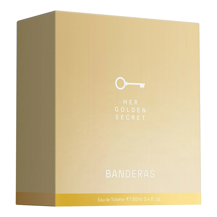 Туалетная вода `BANDERAS` HER GOLDEN SECRET (жен.) 50 мл