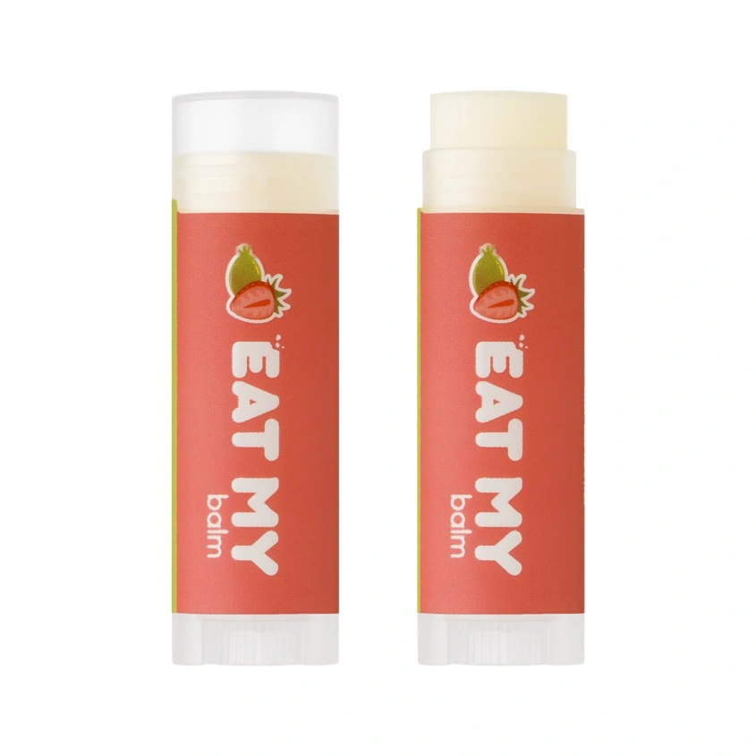 Бальзам для губ `EAT MY` LEMONADE Клубника-фейхоа 4,8 г