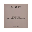 Палетка хайлайтеров для лица `MIXIT` тон 01 Golden halo
