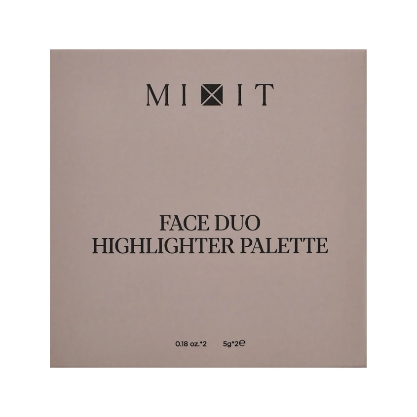 Палетка хайлайтеров для лица `MIXIT` тон 01 Golden halo