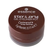 Подводка для глаз `ESSENCE` STAY&PLAY GEL EYELINER POT гелевая водостойкая тон 02 Теплый коричневый