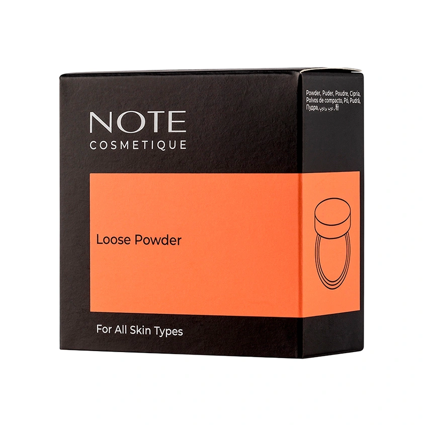 Пудра рассыпчатая для лица `NOTE` LOOSE POWDER тон 01