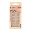 Набор накладных ногтей с клеевыми стикерами `DECO.` ESSENTIAL taupe (24 шт + клеевые стикеры 24 шт)