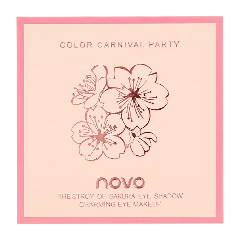 Палетка теней для век `NOVO` COLOR CARNIVAL PARTY тон 01