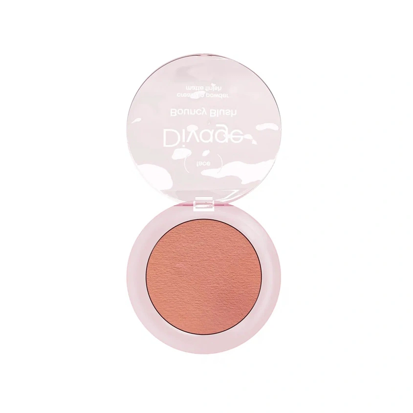 Румяна для лица `DIVAGE` BOUNCY BLUSH муссовые тон 01 Peach cloud
