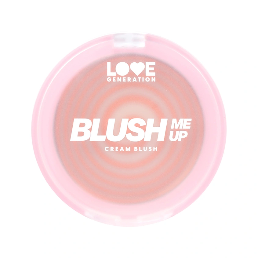 Румяна для лица `LOVE GENERATION` BLUSH ME UP кремовые тон 01 Fuego kiss