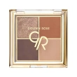 Палетка теней для век `GOLDEN ROSE` QUATTRO 4 оттенка тон 04 Coffee dream