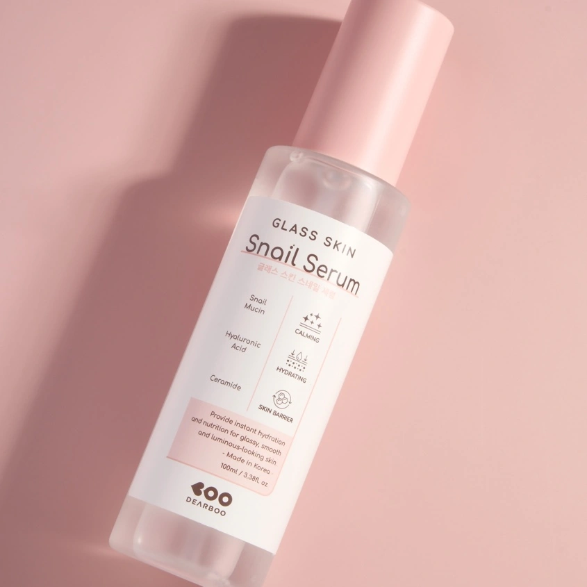 Сыворотка для лица `DEARBOO` GLASS SKIN с муцином улитки 100 мл