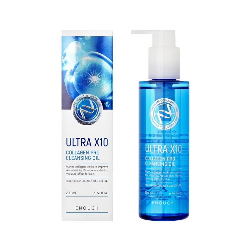 Масло для умывания `ENOUGH` ULTRA X10 COLLAGEN PRO увлажняющее 200 мл