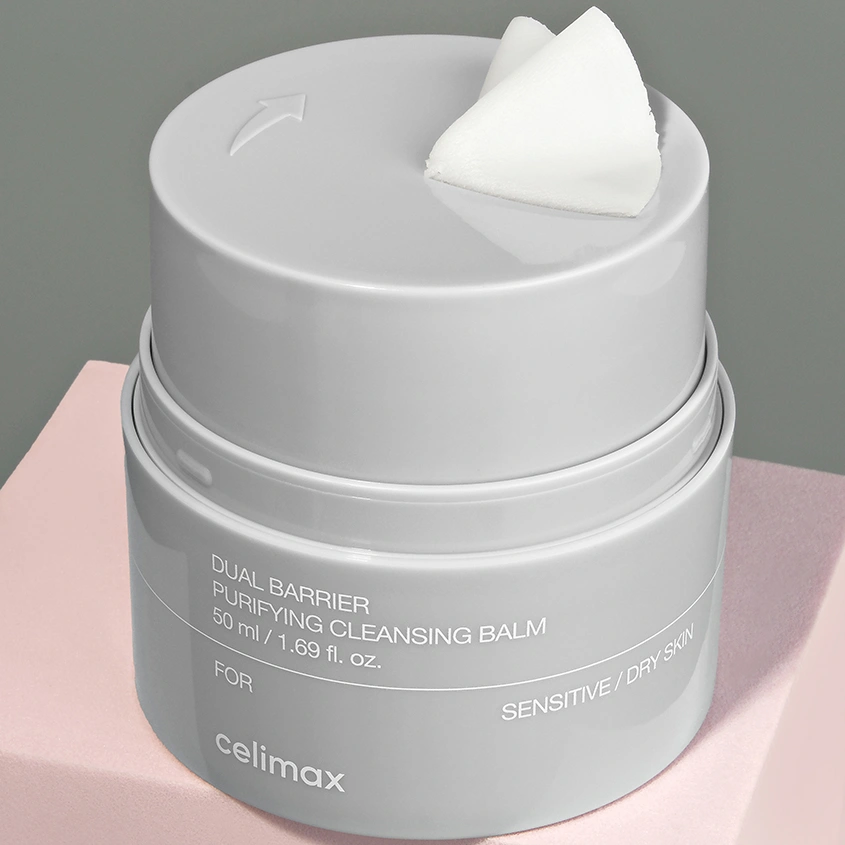 Бальзам для умывания `CELIMAX` DUAL BARRIER для мягкого очищения со сменным блоком в наборе 50 мл