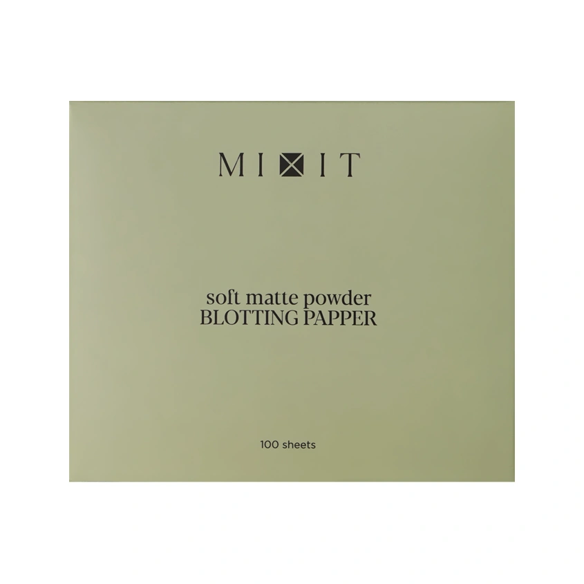 Салфетки для лица `MIXIT` матирующие с пудрой в кушоне