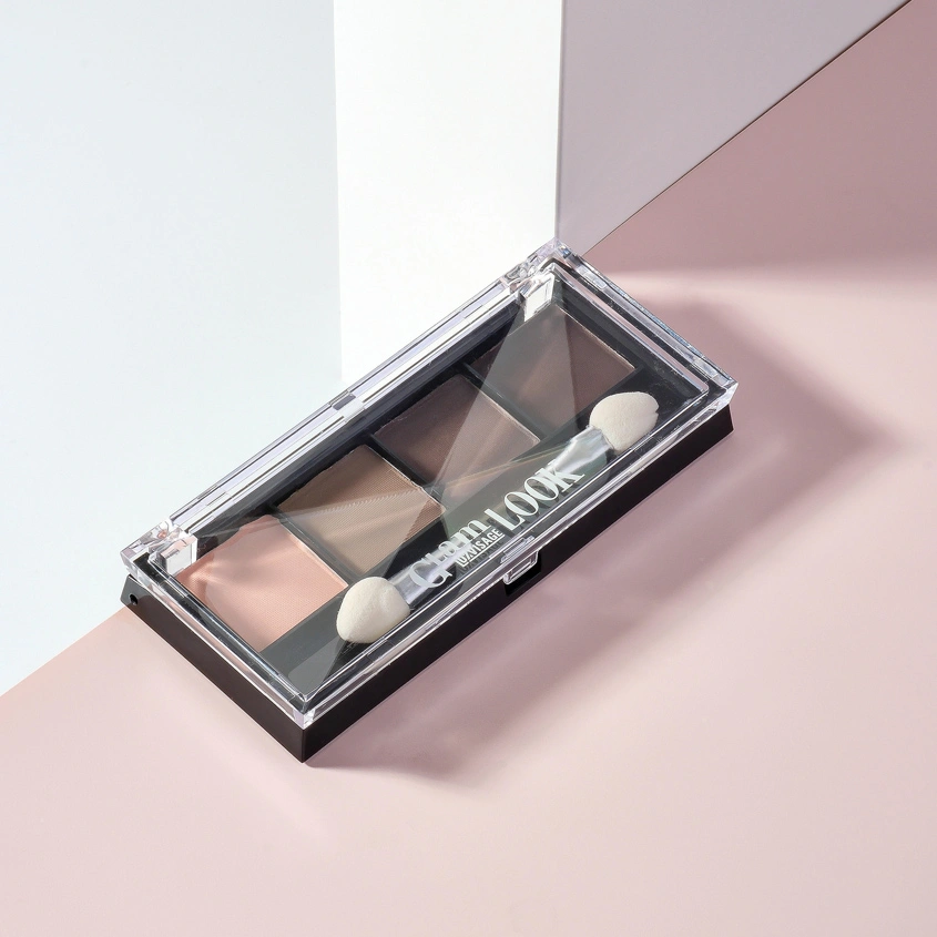 Тени для век `LUXVISAGE` GLAM LOOK 4-х цветные тон 5