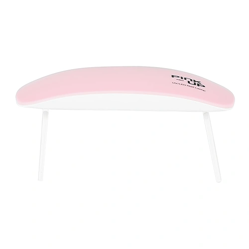 Лампа для полимеризации гель-лака `PINK UP` `PRO` UV/LED mini pink