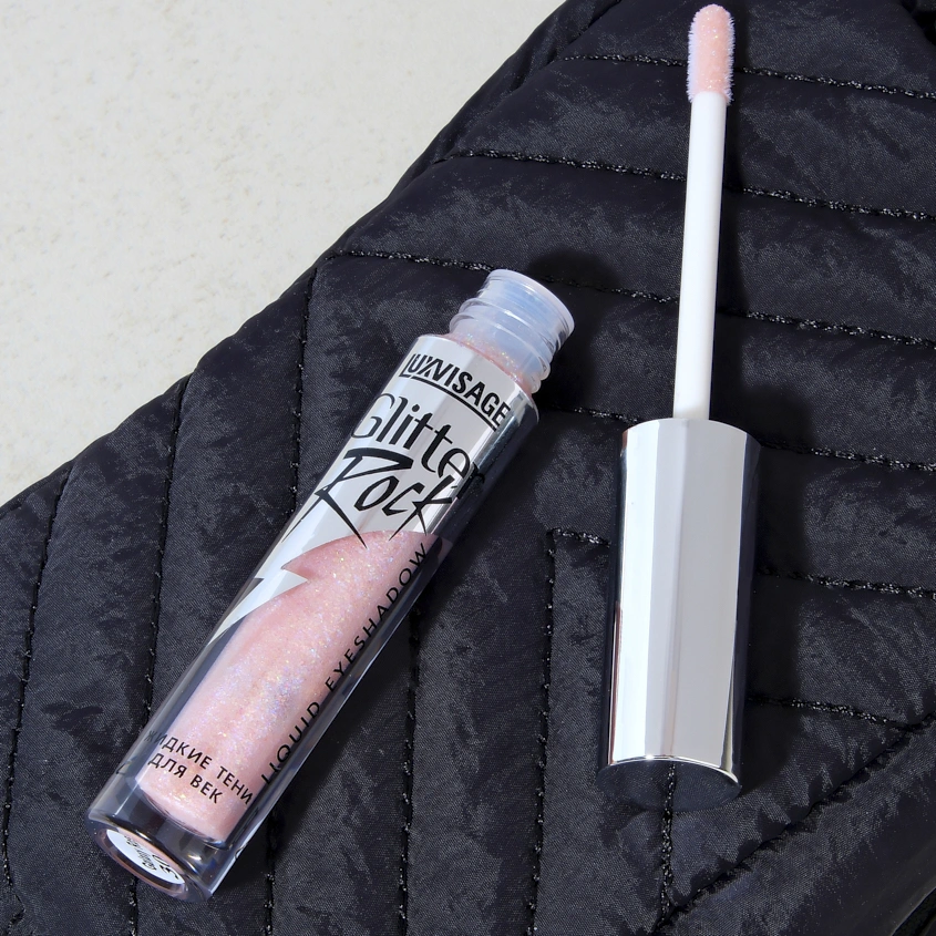 Тени для век `LUXVISAGE` GLITTER ROCK жидкие тон 306 Galaxy Rose