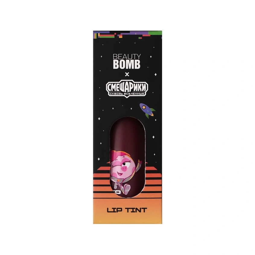 Тинт для губ `BEAUTY BOMB` СМЕШАРИКИ тон 02 Красно-коричневый