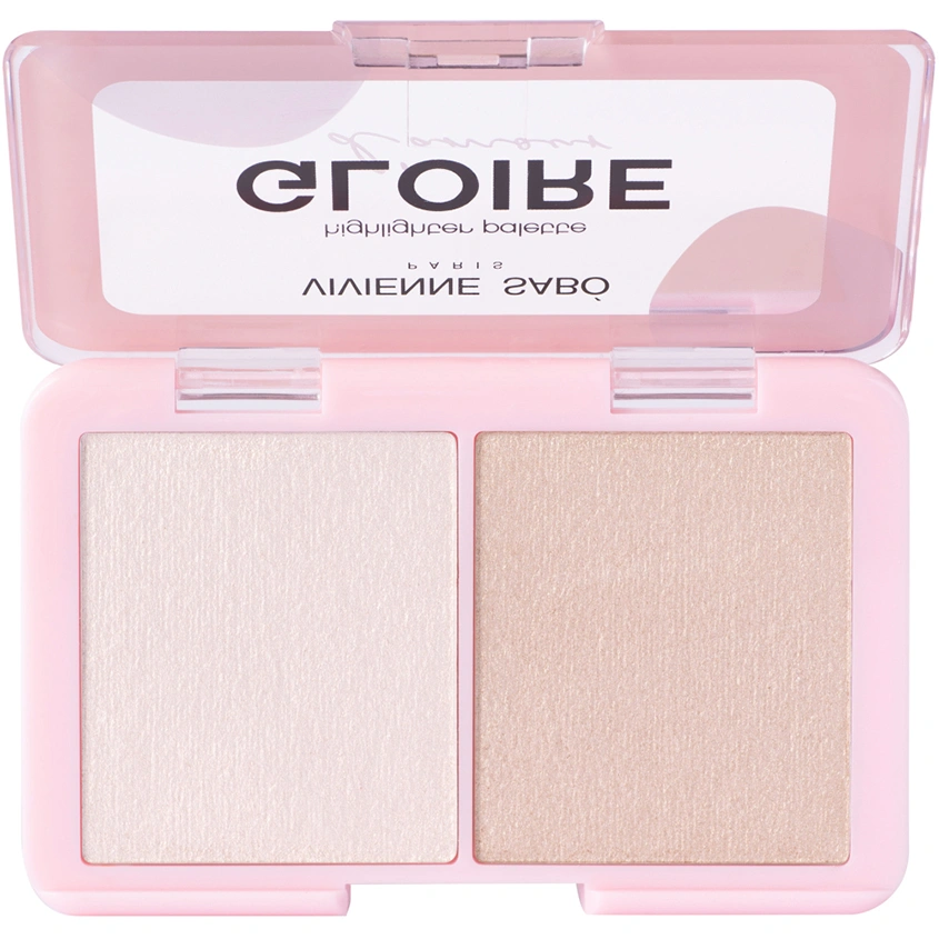 Палетка хайлайтеров для лица `VIVIENNE SABO` GLOIRE D`AMOUR HIGHLIGHTER PALETTE тон 01