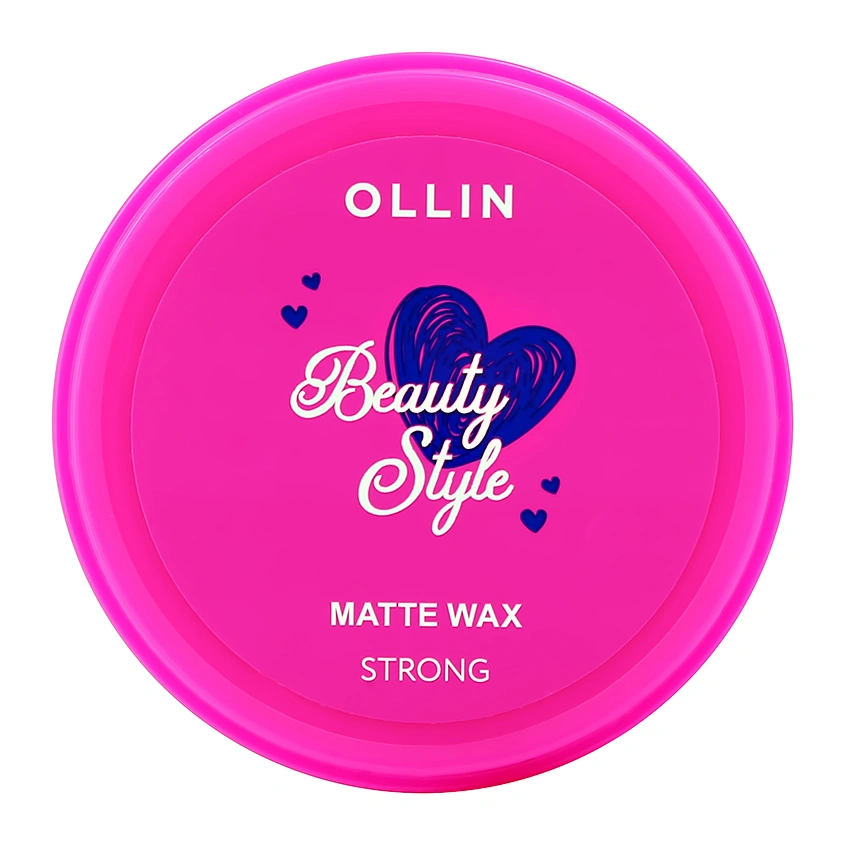 Воск для укладки волос `OLLIN` BEAUTY STYLE сильной фиксации 50 г