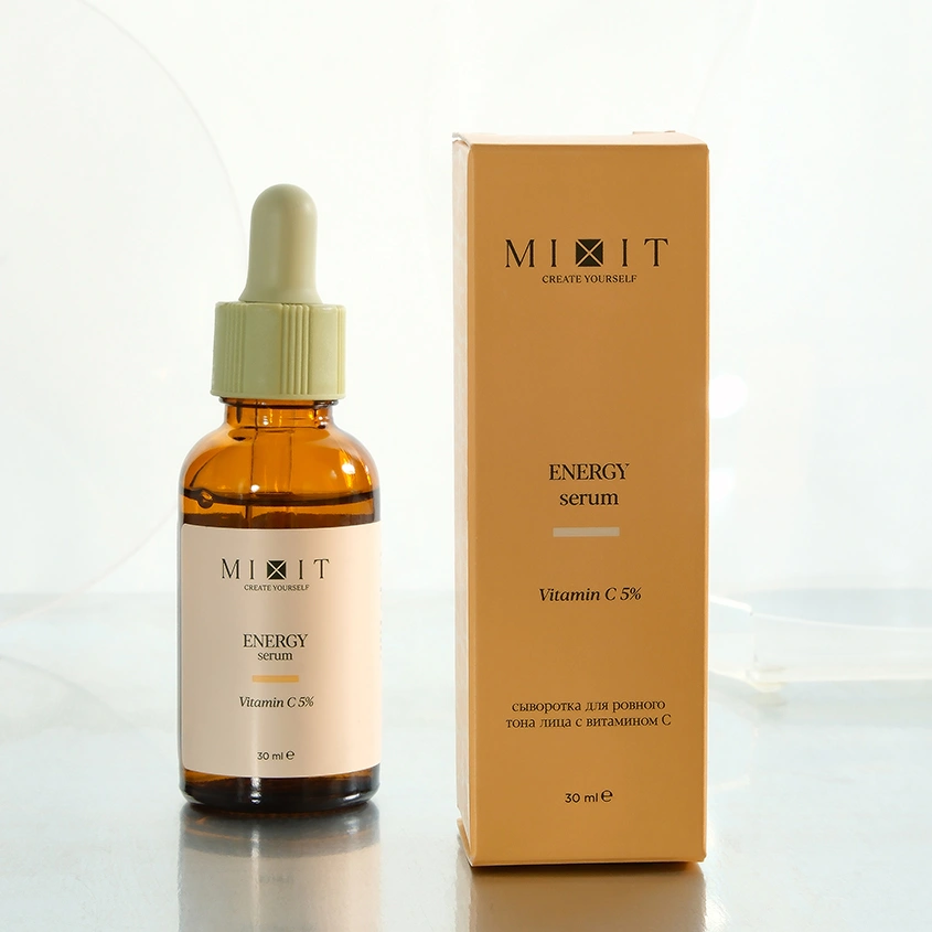 Сыворотка для лица `MIXIT` SKIN CHEMISTRY с витамином С (тонизирующая) 30 мл
