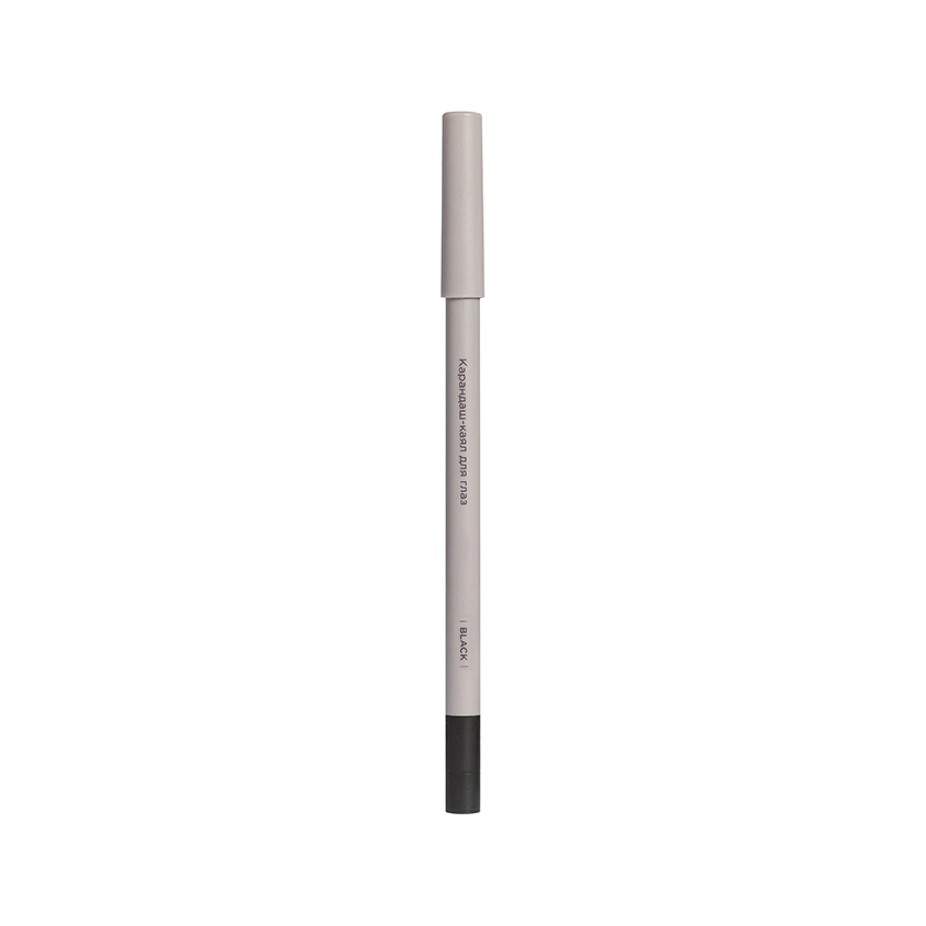 Карандаш-каял для глаз `MIXIT` KAJAL EYE PENCIL автоматический тон 01 Black