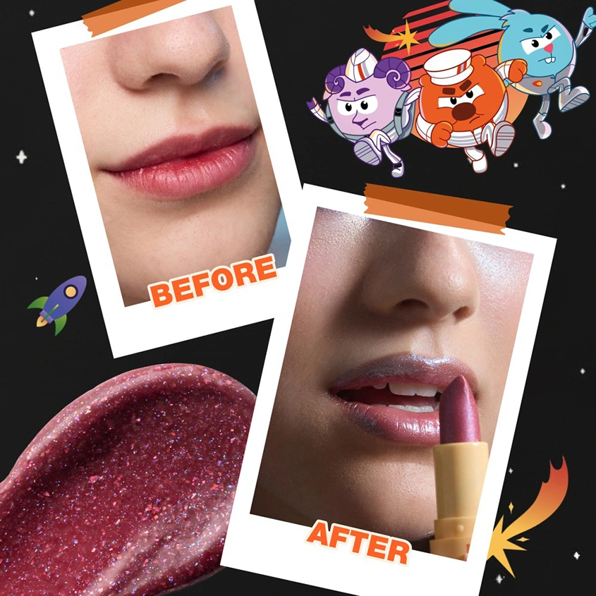 Помада-бальзам для губ `BEAUTY BOMB` СМЕШАРИКИ тон 01 Нежно-розовый