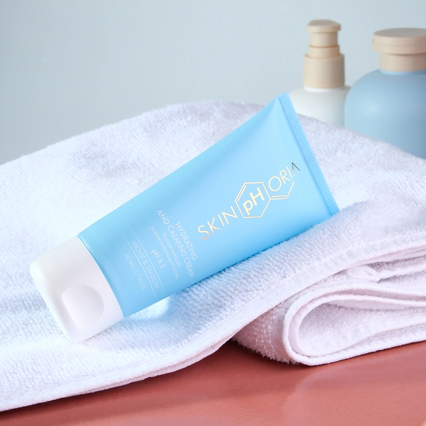 Крем для лица `SKINPHORIA` MOIST&SMOOTH увлажняющий успокаивающий 50 мл