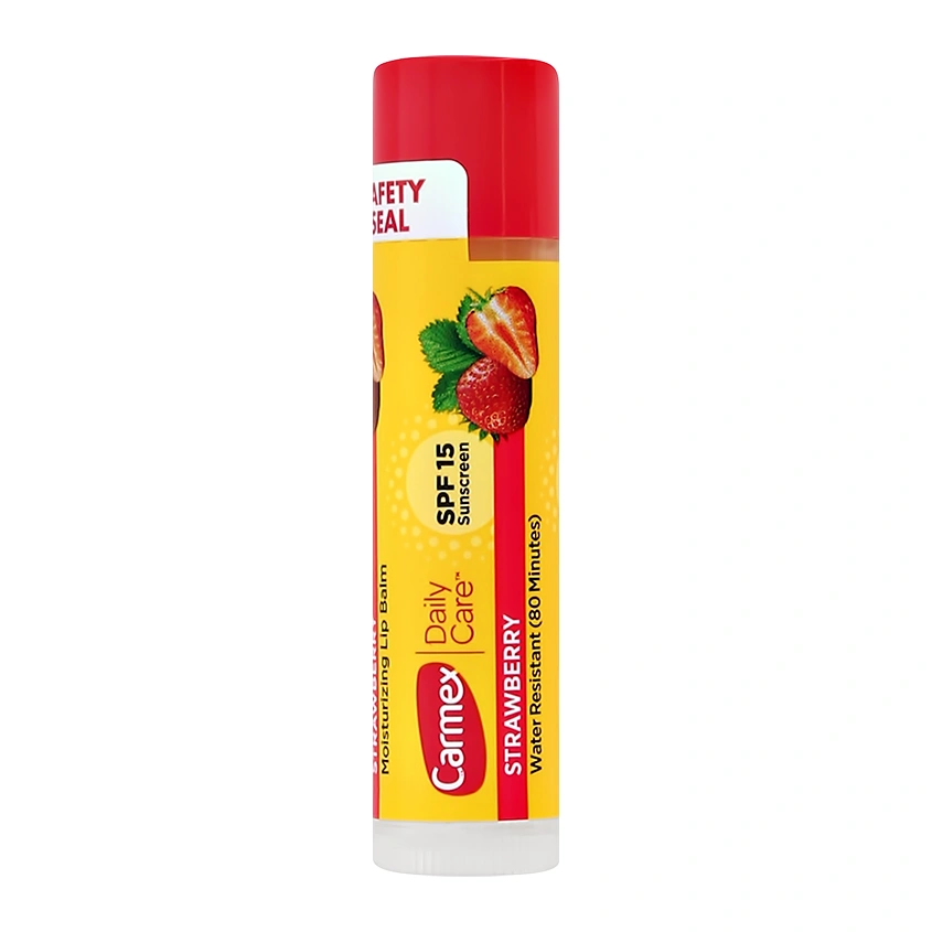 Бальзам для губ `CARMEX` КЛУБНИКА в стике SPF-15 4,25 г