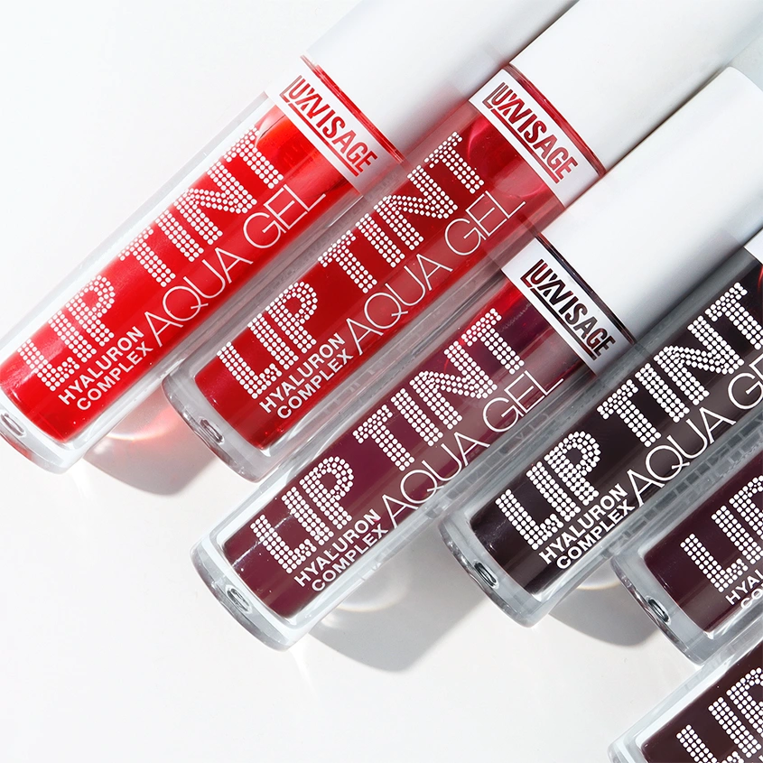 Тинт для губ `LUXVISAGE` LIP TINT AQUA GEL HYALURON COMPLEX с гиалуроновым комплексом тон 04 Rosewood