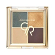 Палетка теней для век `GOLDEN ROSE` QUATTRO 4 оттенка тон 02 Royal jungle