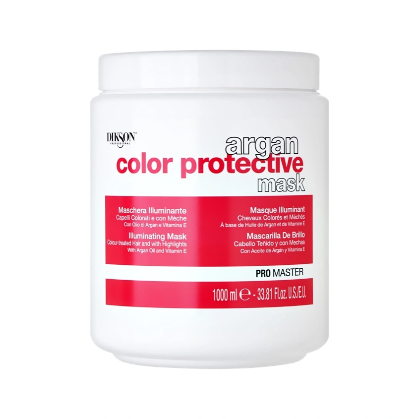 Маска для волос `DIKSON` `PRO MASTER` COLOR PROTECTIVE для окрашенных волос с аргановым маслом и витамином Е 1000 мл