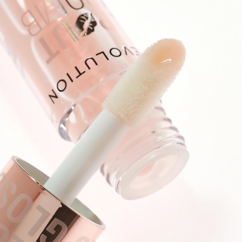 Блеск для губ `REVOLUTION` POUT BOMB с эффектом объема тон Milky sheer holo