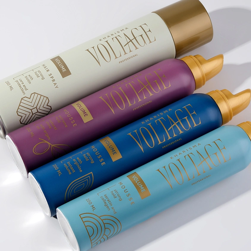 Мусс для волос `KHARISMA VOLTAGE` CASHMERE объем и восстановление (с маслом арганы) 200 мл