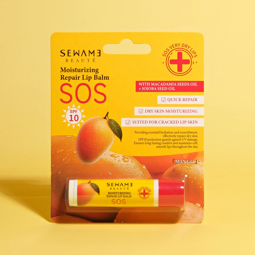 Бальзам для губ `SEWAME` SOS увлажняющий (манго) 4,8 г