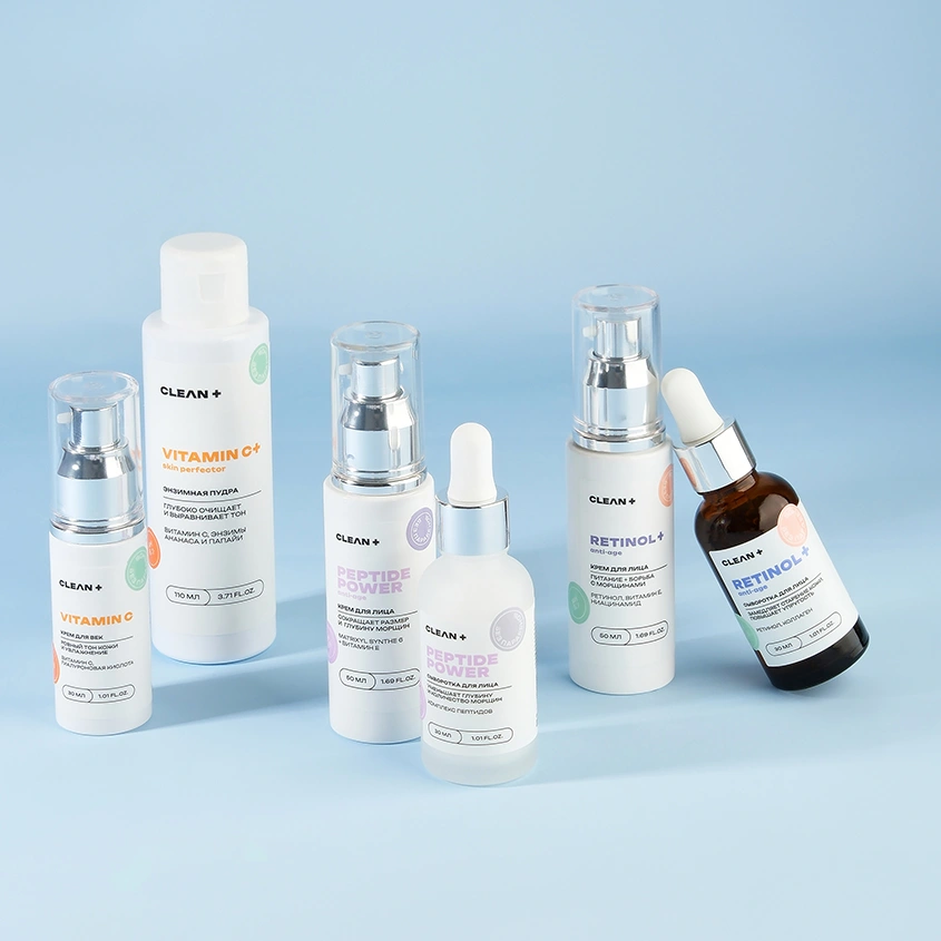 Крем для век `CLEAN+` VITAMIN C витамин С, гиалуроновая кислота 30 мл