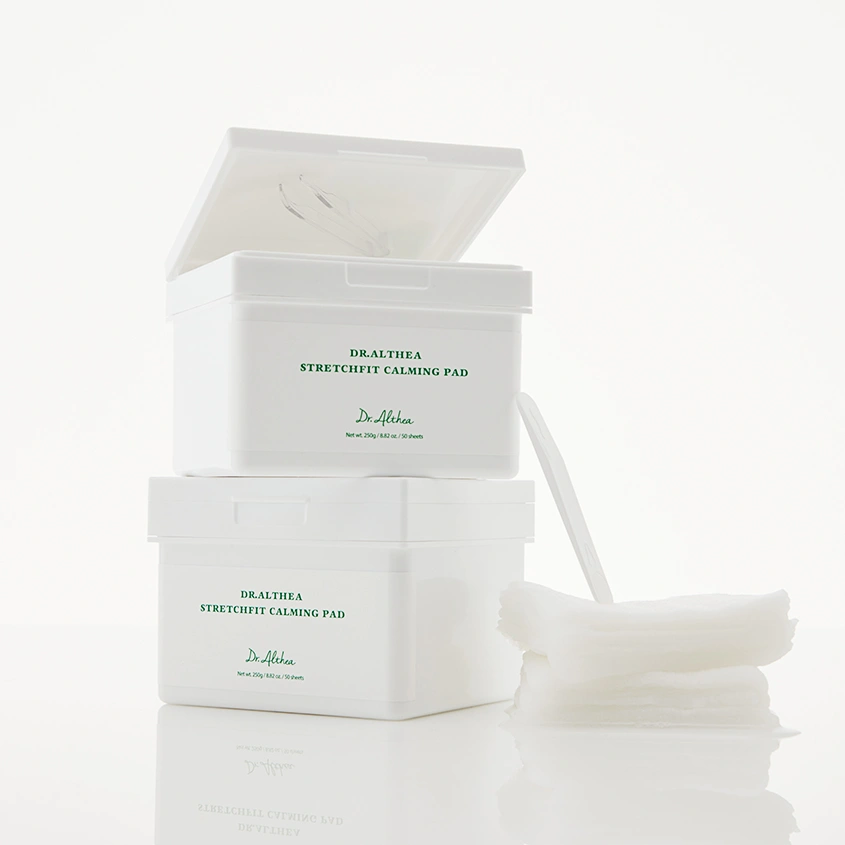 Пэды для лица `DR. ALTHEA` STRETCHFIT CALMING успокаивающие с центеллой и цинком 50 шт