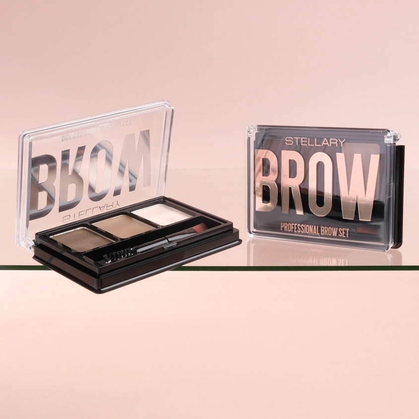 Набор для бровей `STELLARY` PROFESSIONAL BROW SET тон 02 Brunette