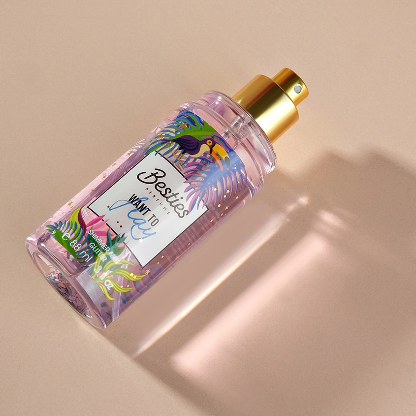 Парфюмированный мист для тела `BESTIES` SHIMMER MIST want to fly (жен.) 88 мл