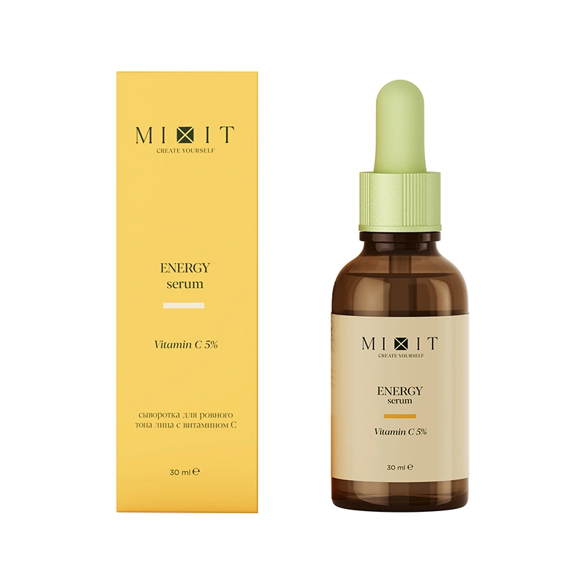 Сыворотка для лица `MIXIT` SKIN CHEMISTRY с витамином С (тонизирующая) 30 мл