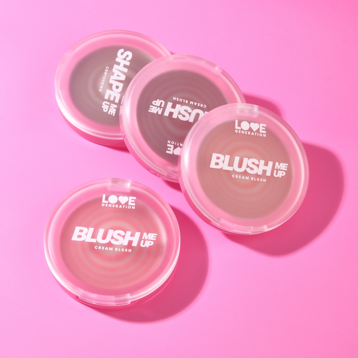 Румяна для лица `LOVE GENERATION` BLUSH ME UP кремовые тон 02 Cheek flick