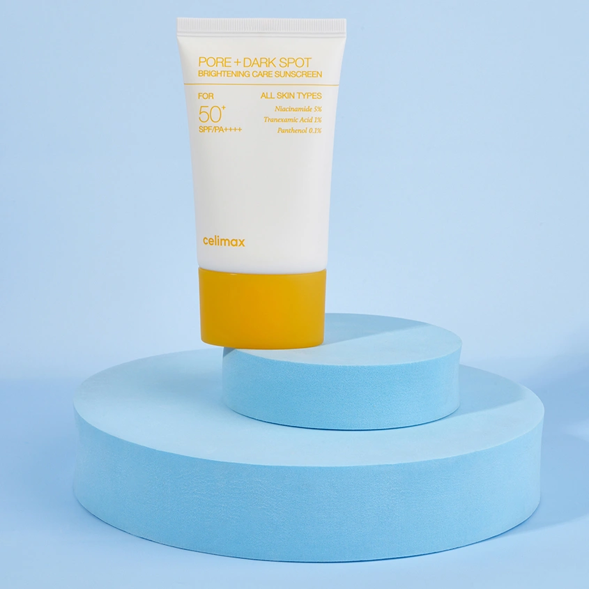 Солнцезащитный крем `CELIMAX` PORE+DARK SPOT выравнивающий тон кожи 50 мл