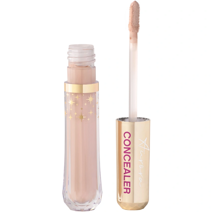 Консилер для лица `VIVIENNE SABO` AURORA LIQUID CONCEALER со светоотражающими частицами тон 02