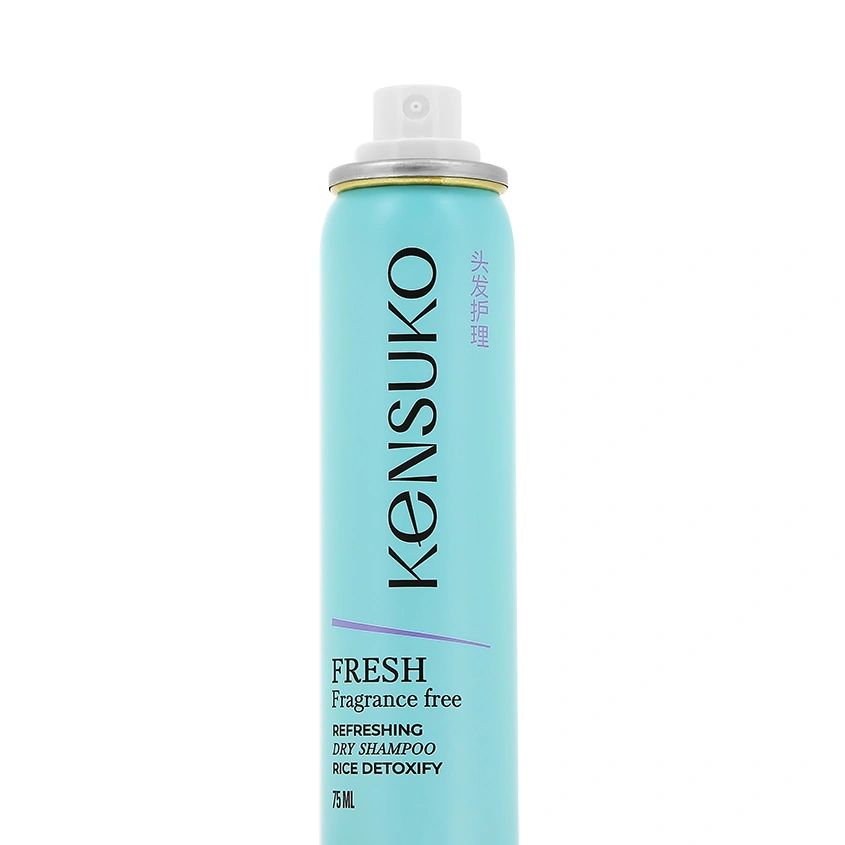 Шампунь для волос `KENSUKO` FRESH fragrance free (сухой) 75